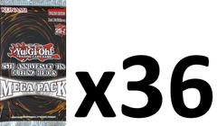 Yu-Gi-Oh 2023 25th Anniversary Dueling Heroes Mega Pack 36ct Lot